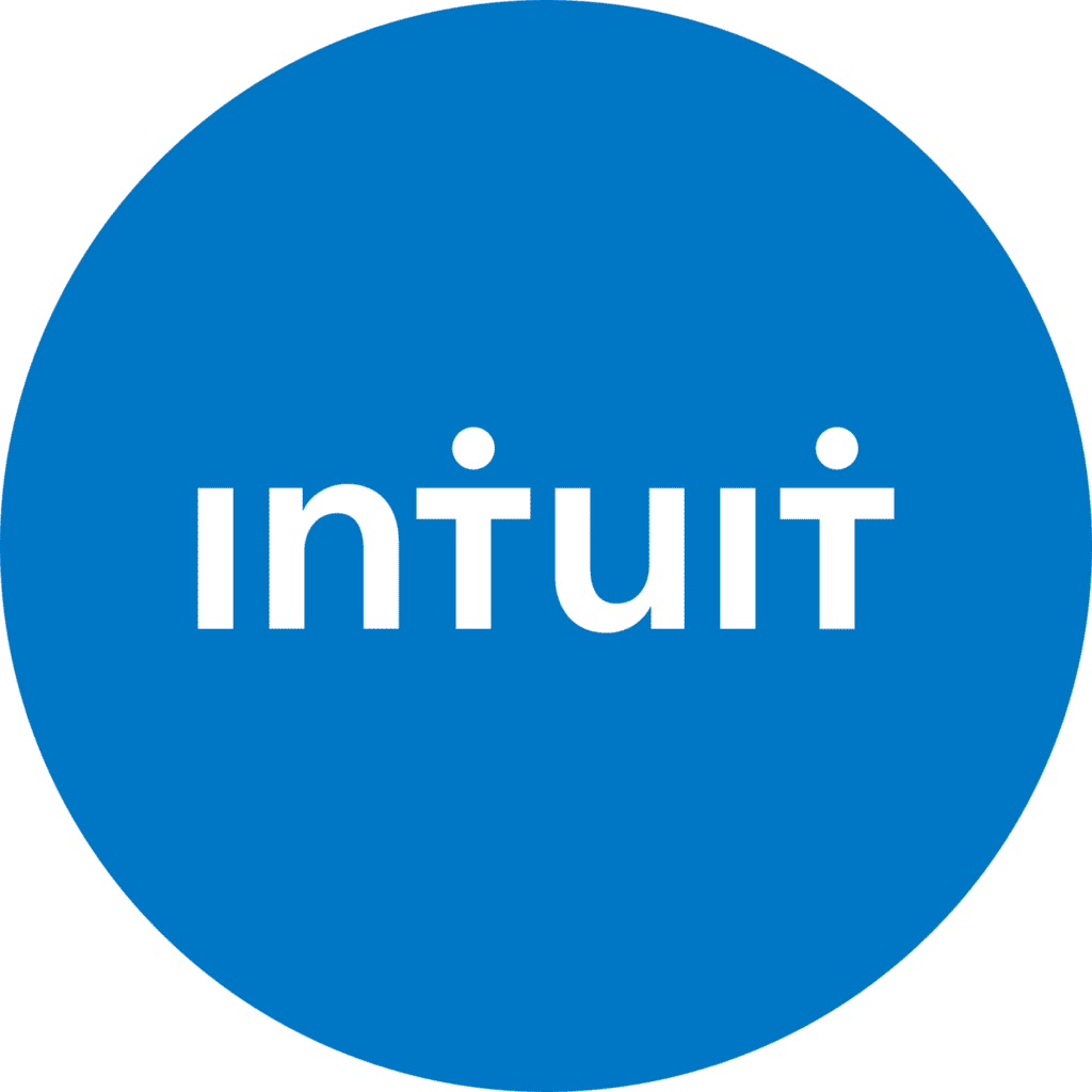 Intuit logo with circle around it