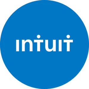 Intuit logo with circle around it